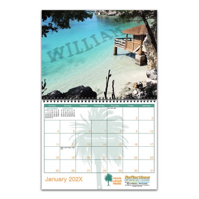 Reflections Wire-bound 12-Month/13-Photo Wall Calendar