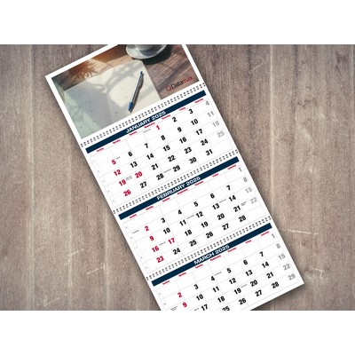 3 Month At-A-Glance Wall Calendar
