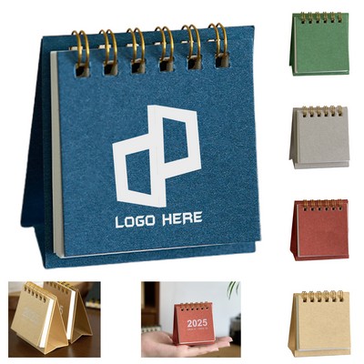 Kraft Paper Mini Desk Calendar