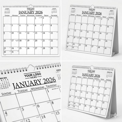 Monthly Desk & Wall Calendar Planner