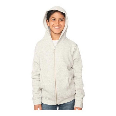 Royal Apparel Youth Triblend Fleece Zip Hoodie